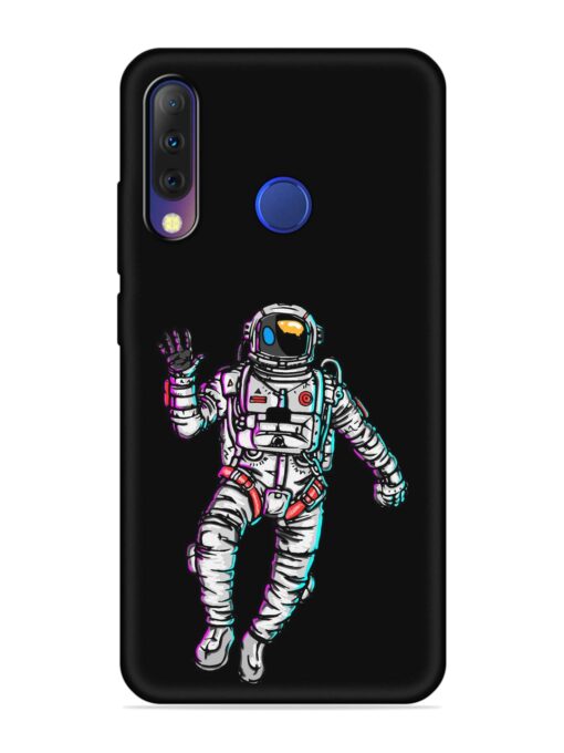 Spaceman Embossed Soft Silicone Case for Tecno Camon I4 Zapvi