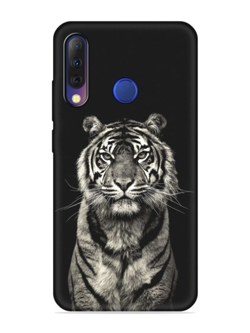 Tiger Art Embossed Soft Silicone Case for Tecno Camon I4 Zapvi