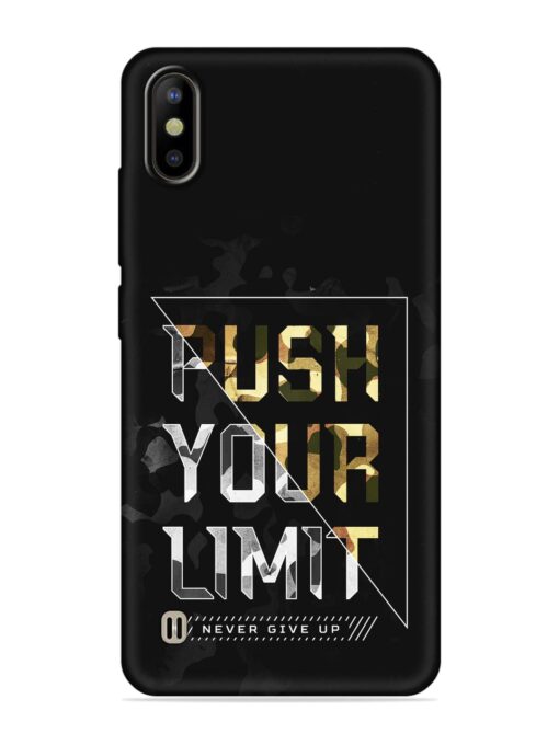 Push Your Limits Embossed Soft Silicone Case for Tecno Camon Iace 2 Zapvi