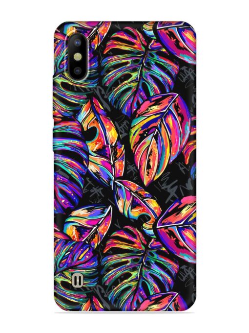 Tropical Seamless Vector Embossed Soft Silicone Case for Tecno Camon Iace 2 Zapvi