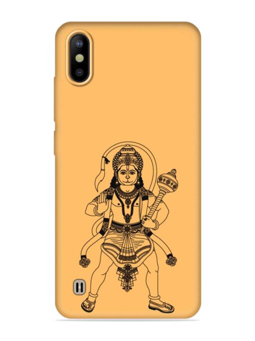 Indian God Hanuman Embossed Soft Silicone Case for Tecno Camon Iace 2 Zapvi