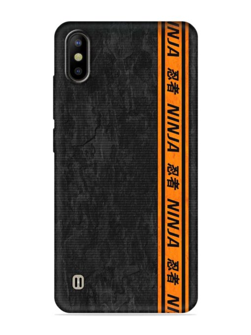 Ninja Srtips Embossed Soft Silicone Case for Tecno Camon Iace 2