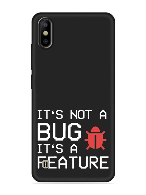 Not Bug Feature Embossed Soft Silicone Case for Tecno Camon Iace 2