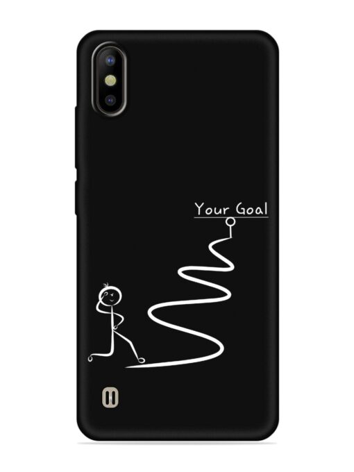 Your Goal Embossed Soft Silicone Case for Tecno Camon Iace 2 Zapvi