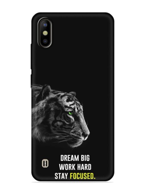 Dream Big Work Hard Embossed Soft Silicone Case for Tecno Camon Iace 2 Zapvi