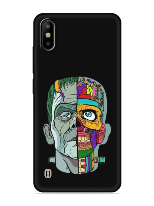 Men Vs Skull Embossed Soft Silicone Case for Tecno Camon Iace 2