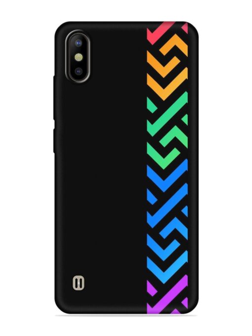 Colorshape Stripes Embossed Soft Silicone Case for Tecno Camon Iace 2