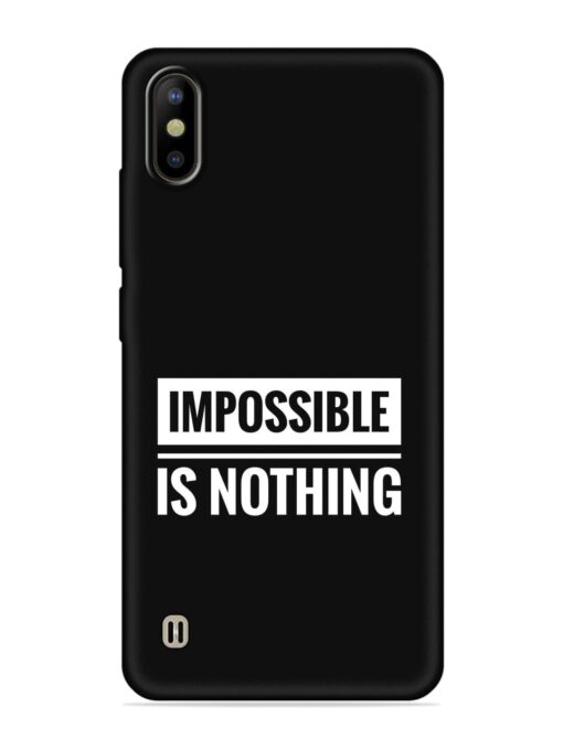 Impossible Is Nothing Embossed Soft Silicone Case for Tecno Camon Iace 2