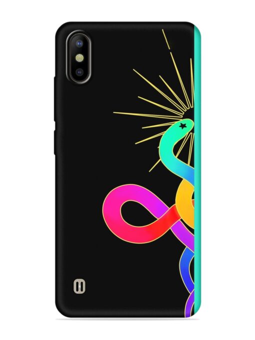 Art Geometric Abstraction Embossed Soft Silicone Case for Tecno Camon Iace 2 Zapvi