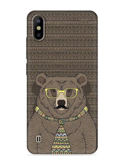 Grizzly Bear Embossed Soft Silicone Case for Tecno Camon Iace 2 Zapvi