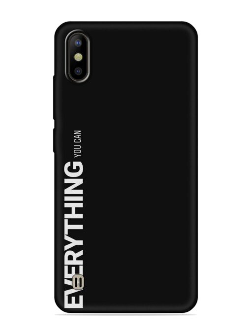 Everything You Can Embossed Soft Silicone Case for Tecno Camon Iace 2 Zapvi