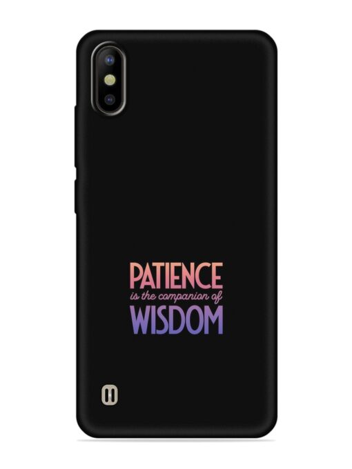 Patience Is The Embossed Soft Silicone Case for Tecno Camon Iace 2 Zapvi