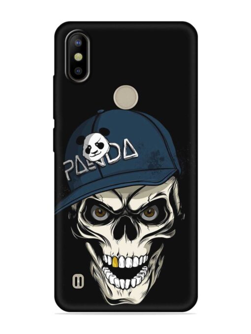 Panda Skull Embossed Soft Silicone Case for Tecno Camon Iace 2X Zapvi