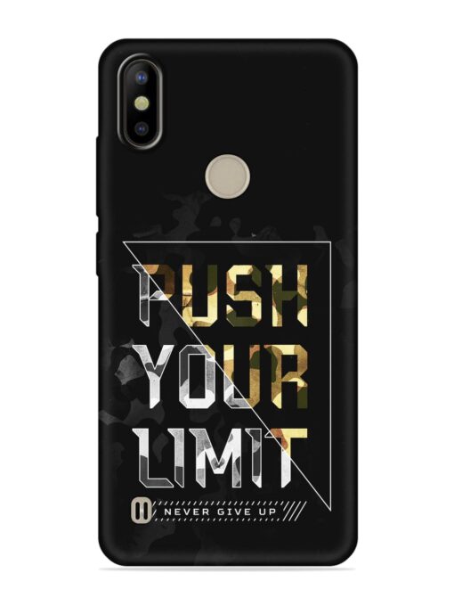 Push Your Limits Embossed Soft Silicone Case for Tecno Camon Iace 2X Zapvi