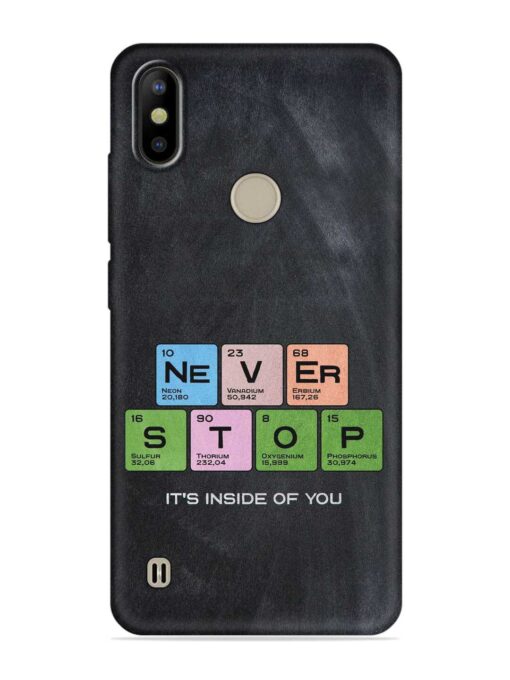 Never Stop It'S Inside Of You Embossed Soft Silicone Case for Tecno Camon Iace 2X Zapvi