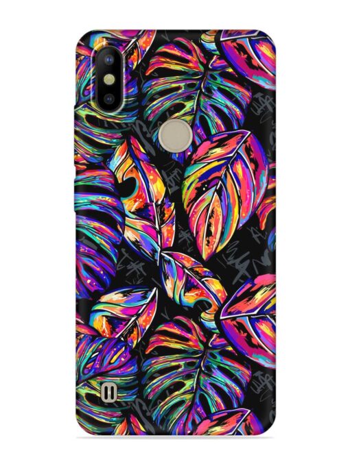 Tropical Seamless Vector Embossed Soft Silicone Case for Tecno Camon Iace 2X Zapvi