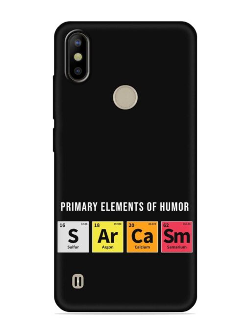 Primary Elements Humor Embossed Soft Silicone Case for Tecno Camon Iace 2X