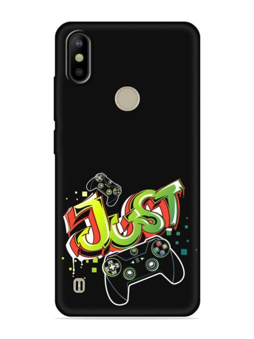 Graffiti Gamepad Illustration Embossed Soft Silicone Case for Tecno Camon Iace 2X Zapvi