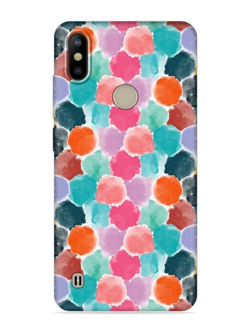 Colorful Seamless Pattern Embossed Soft Silicone Case for Tecno Camon Iace 2X Zapvi