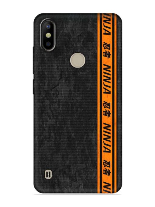 Ninja Srtips Embossed Soft Silicone Case for Tecno Camon Iace 2X Zapvi