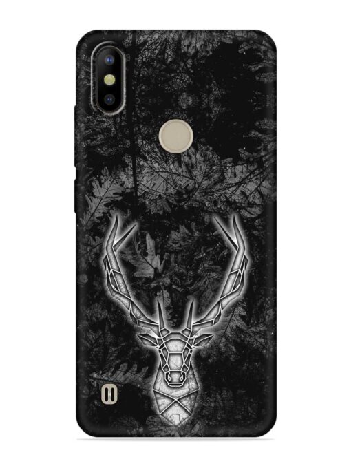 Ancient Deer Embossed Soft Silicone Case for Tecno Camon Iace 2X Zapvi