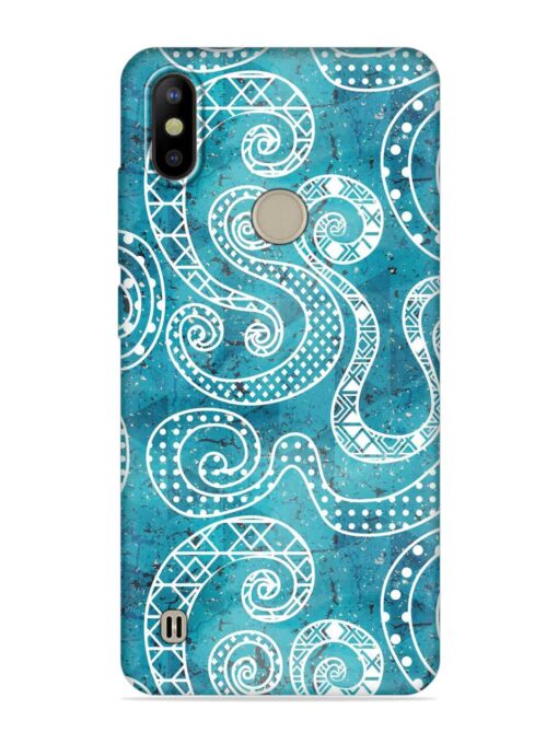 Vintage Curved Seamless Embossed Soft Silicone Case for Tecno Camon Iace 2X Zapvi