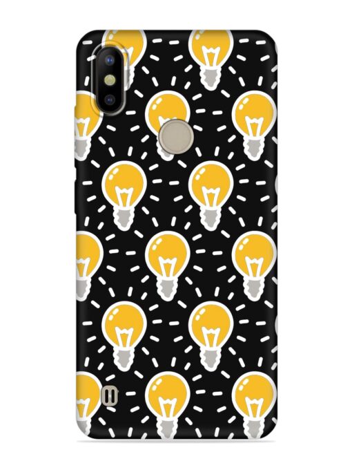 Light Bulb Seamless Embossed Soft Silicone Case for Tecno Camon Iace 2X Zapvi