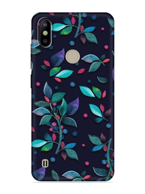 Decorative Watercolor Flower Embossed Soft Silicone Case for Tecno Camon Iace 2X Zapvi