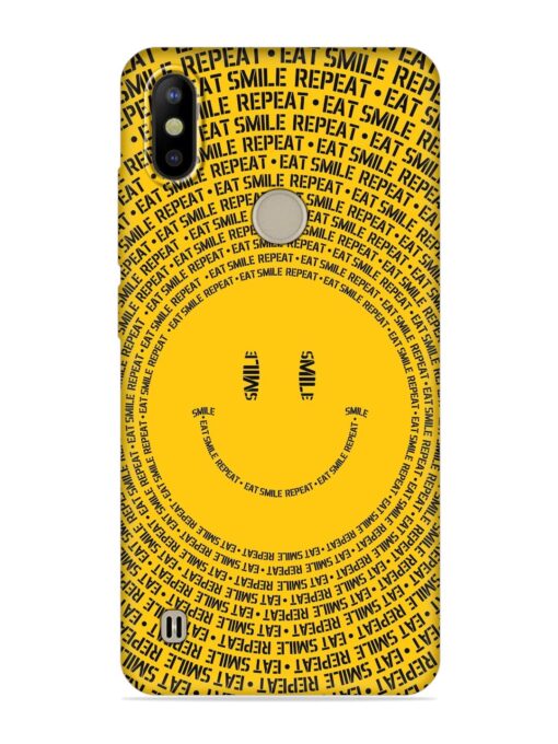 Smiley Embossed Soft Silicone Case for Tecno Camon Iace 2X