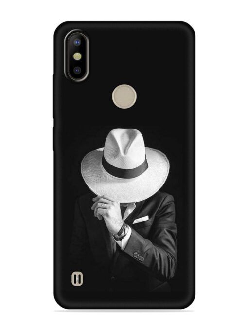 Men Under Hat Embossed Soft Silicone Case for Tecno Camon Iace 2X Zapvi