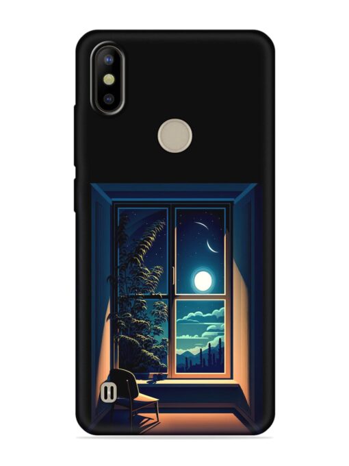 Night View At Window Embossed Soft Silicone Case for Tecno Camon Iace 2X Zapvi