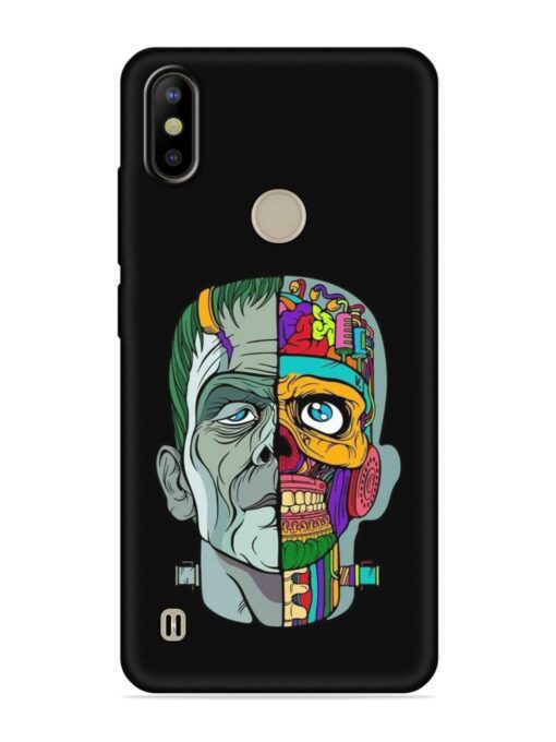 Men Vs Skull Embossed Soft Silicone Case for Tecno Camon Iace 2X Zapvi