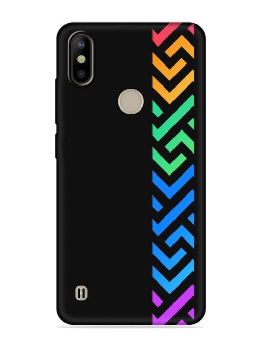 Colorshape Stripes Embossed Soft Silicone Case for Tecno Camon Iace 2X Zapvi