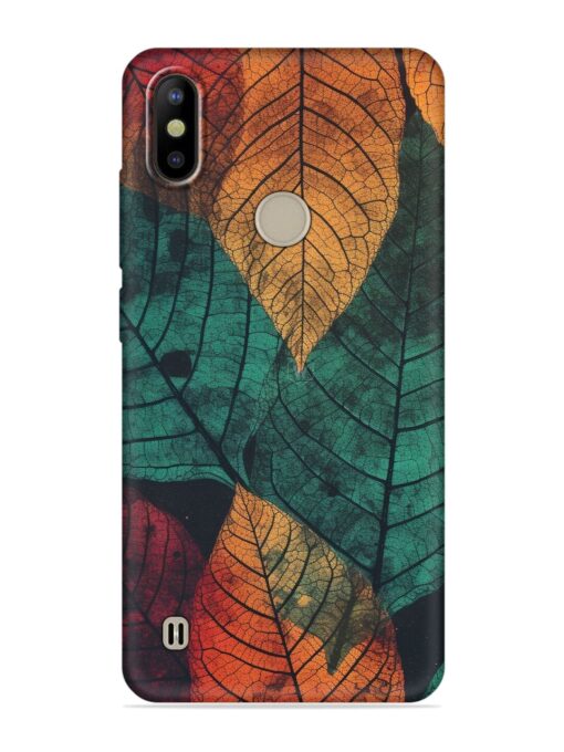 Leaves Artwork Embossed Soft Silicone Case for Tecno Camon Iace 2X Zapvi