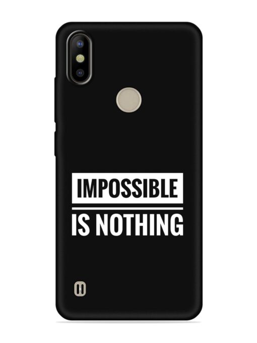 Impossible Is Nothing Embossed Soft Silicone Case for Tecno Camon Iace 2X Zapvi