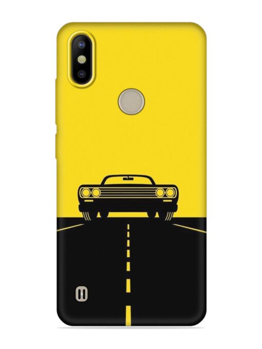 Classic Car Embossed Soft Silicone Case for Tecno Camon Iace 2X