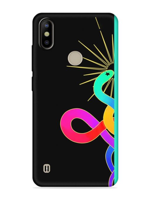 Art Geometric Abstraction Embossed Soft Silicone Case for Tecno Camon Iace 2X Zapvi