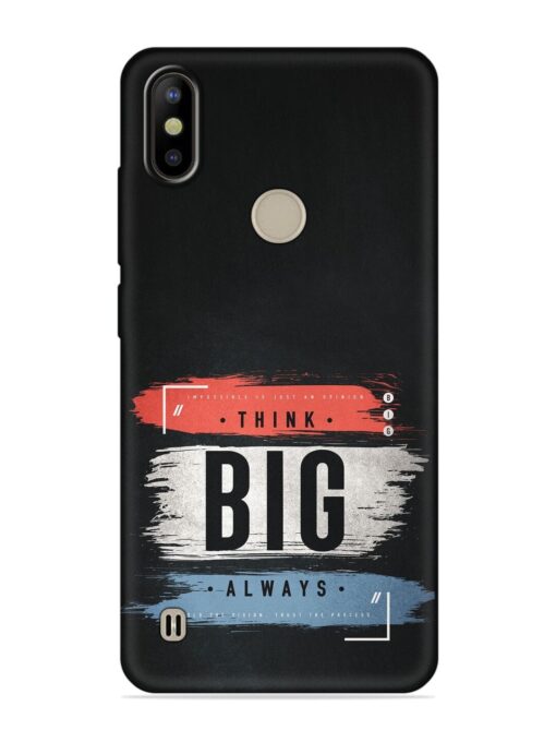 Think Big Always Embossed Soft Silicone Case for Tecno Camon Iace 2X Zapvi