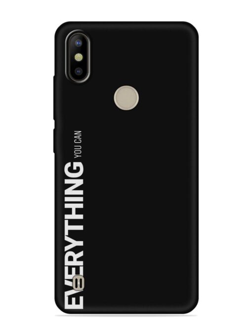 Everything You Can Embossed Soft Silicone Case for Tecno Camon Iace 2X Zapvi