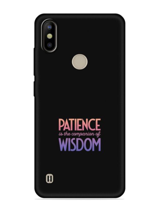 Patience Is The Embossed Soft Silicone Case for Tecno Camon Iace 2X Zapvi