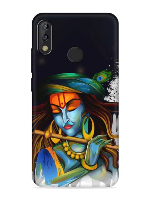 Krishna Art Embossed Soft Silicone Case for Tecno Camon Isky 3 Zapvi