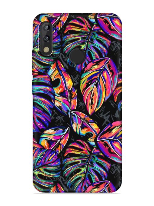 Tropical Seamless Vector Embossed Soft Silicone Case for Tecno Camon Isky 3 Zapvi