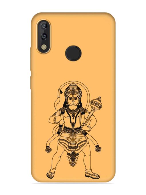 Indian God Hanuman Embossed Soft Silicone Case for Tecno Camon Isky 3 Zapvi