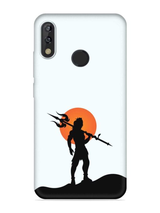 Lord Mahadev Trendy Embossed Soft Silicone Case for Tecno Camon Isky 3 Zapvi