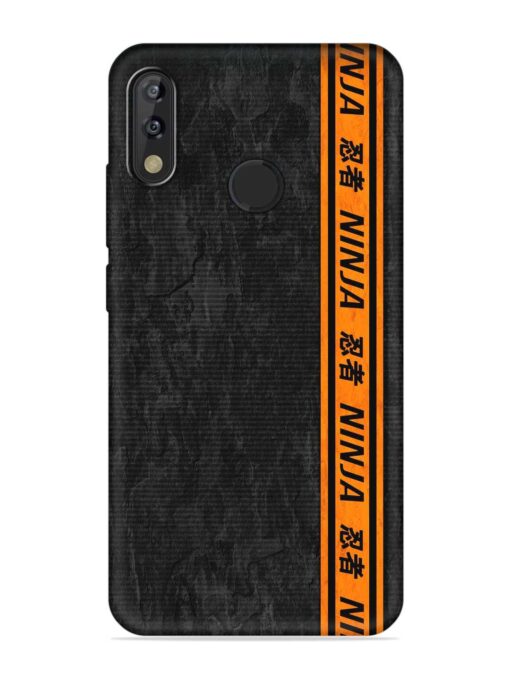 Ninja Srtips Embossed Soft Silicone Case for Tecno Camon Isky 3 Zapvi