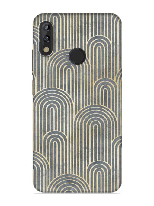 Art Deco Style Embossed Soft Silicone Case for Tecno Camon Isky 3 Zapvi