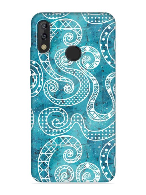 Vintage Curved Seamless Embossed Soft Silicone Case for Tecno Camon Isky 3 Zapvi