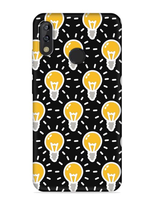 Light Bulb Seamless Embossed Soft Silicone Case for Tecno Camon Isky 3 Zapvi