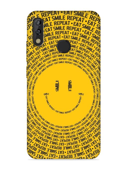 Smiley Embossed Soft Silicone Case for Tecno Camon Isky 3