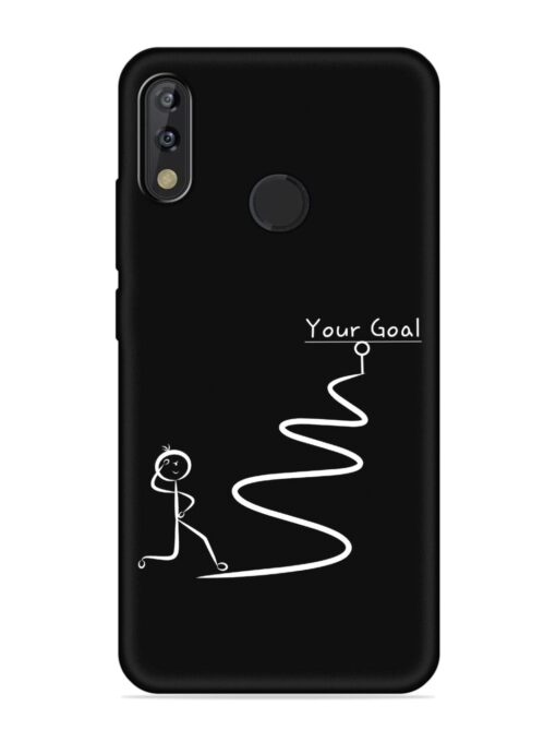 Your Goal Embossed Soft Silicone Case for Tecno Camon Isky 3 Zapvi